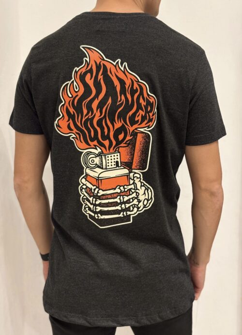REMERA FUEGO GRIS