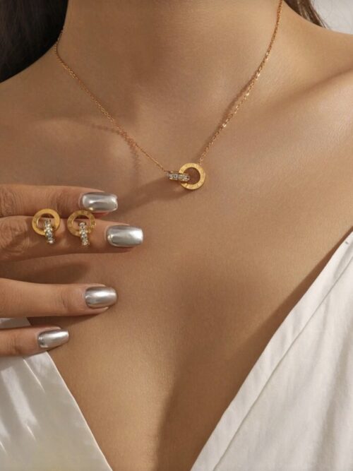 COLLAR AMBER ACERO